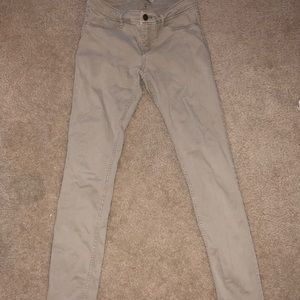 Hollister Khaki skinny pants